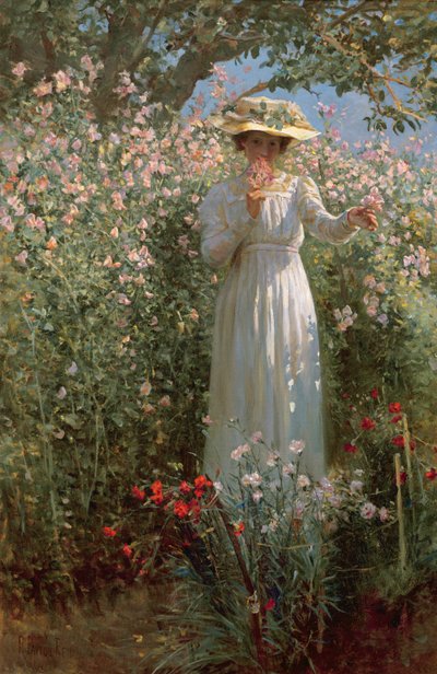 Among the Flowers by Robert Payton Reid